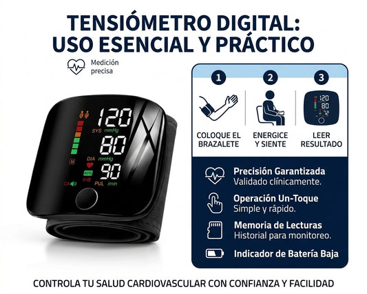 Kit de Salud 3 en 1: Tensiómetro Digital + Nebulizador + Oxímetro de Pulso | Monitoreo en Casa